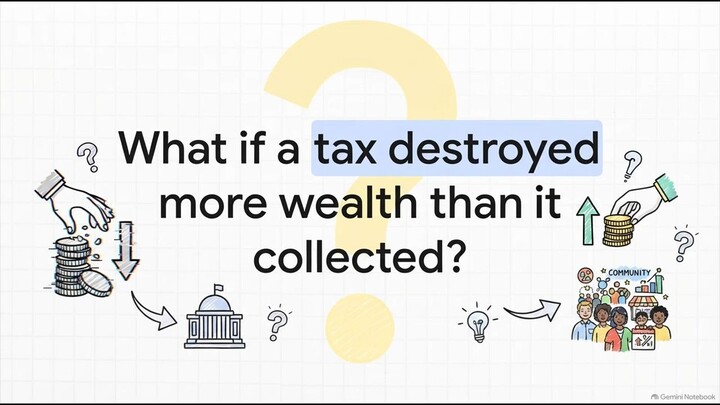 Why some taxes destroy more wealth than they collect