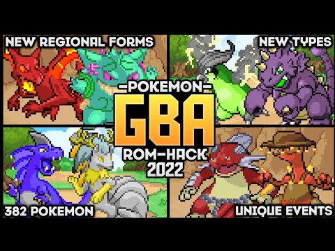 New Completed Pokemon Gba Rom With New Regional Forms New Types 3 Pokemon Unique Events Bilibili