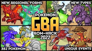 [New] Completed Pokemon GBA Rom With New Regional Forms, New Types, 382 Pokemon, Unique Events!