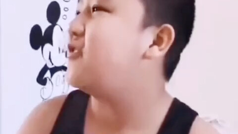 At that moment, the father smiled and pulled out a belt.