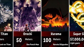 The Biggest Anime Characters of All Time