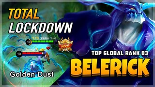 Total Lockdown! Belerick Best Build 2021 Gameplay by Golden Dust | Diamond Giveaway Mobile Legends