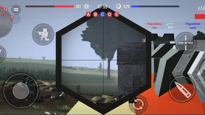 This blocky battlefield is pretty fun!