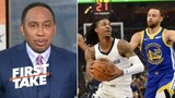 First Take| Stephen A. stunned Ja Morant outduels Stephen Curry as Grizzlies past Warriors in Game 2