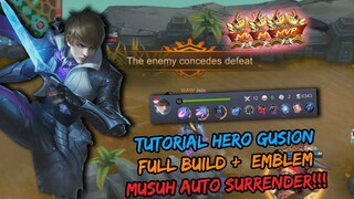 TUTORIAL GUSION LENGKAP BY JEJE MUSUH AUTO SURRENDER!! - Mobile Legends Indonesia