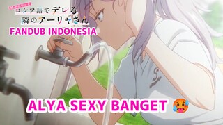 [FANDUB INDONESIA] Ukuran Asli Susu Alya😱- Tokidoki Bosotto Rusia-go de Dereru Tonari no Alya-san