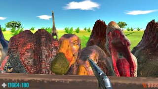 Vicious Dinosaurs Attack My Fort. Animal Revolt Battle Simulator Arbs