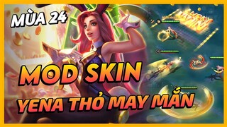 Mod Skin Yena Thỏ May Mắn Mùa 24 Mới Nhất Có Hiệu Ứng Không Lỗi Mạng | Yugi Gaming