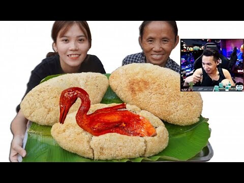 Độ Mixi reaction | Bà Tân Vlog - Thử Thách Làm 3 Con Vịt Bó Xôi Siêu To Khổng Lồ