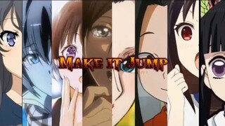 Ultimate Black Hair Waifu [ AMV ] Jump And Sweat Remix