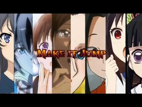 Ultimate Black Hair Waifu [ AMV ] Jump And Sweat Remix