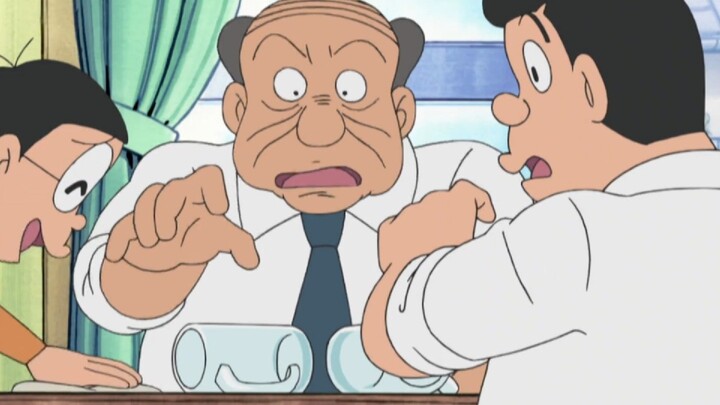 In order to help Nobita's family save money for a trip to Hawaii, Chestnut ate bean sprouts and dug 
