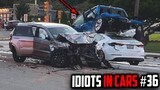 Hard Car Crashes & Idiots in Cars 2022 - Compilation #36