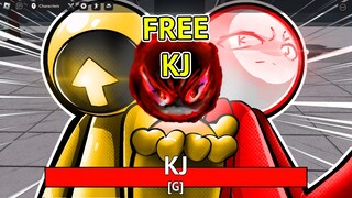 FREE KJ UPDATE vs GOLDEN ARROW - Roblox The Strongest Battlegrounds