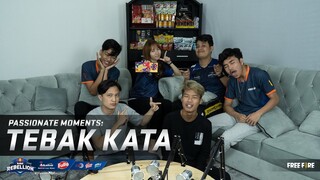 PASSIONATE MOMENTS: TIM FREE FIRE TEBAK KATA