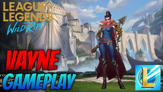 Vayne Gameplay - LoL Wild Rift (Closed Beta)