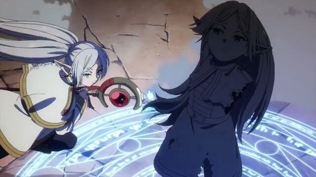Frieren & Fern vs Frieren  Full Fight