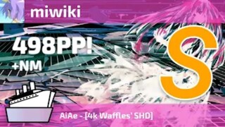 osu! 泰坦尼克号 Mania | miwiki | Aiae +NM 498PP S 级