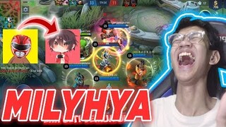 @Gerrard Wijaya = @MILYHYA MOBILE LEGENDS NGAKAK PARAH!!!! #Milyhya #MobileLegends