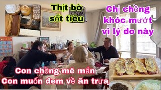 Thịt bò sốt tiêu gia đình chồng mê luôn/chị chồng khóc vì lý do này/món ngon mỗi ngày/Cuộc sống pháp