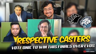 CASTER WOLF, LEO, LAPHEL and GIDEONQ EXPLAINS WHY ONIC WILL WIN THIS FINALS . . .😮