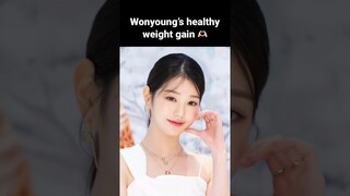 Wonyoung healthy weight gain so pretty ✨ #wonyoung #ive #jangwonyoung