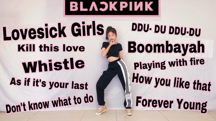 [Dance] A girl covers 9 songs of BLACKPINK