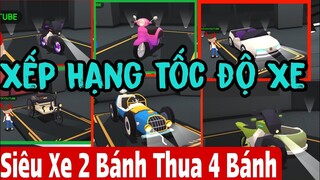 Play Together | Xếp Hạng Tốc Độ Các Loại Xe , SIêu Xe 2 Bánh Thua Cả Xe 4 Bánh, Xem Hết Muốn Mua