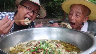 Szechuan Grass Carp with Pickled Greens