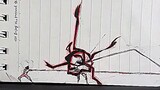 [Hand-drawn animation] When Luffy and Kaji fought on paper
