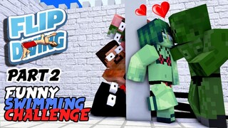 MONSTER SCHOOL : FUNNY SWIMMING CHALLENGE PART 2 (BOYS REVENGE) - BEST MINECRAFT ANIMATION