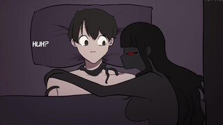 贞子竟然在我旁边睡着了