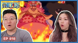 BIG MOM VS SOUL KING BROOK | One Piece Episode 818 Couples Reaction & Discussion