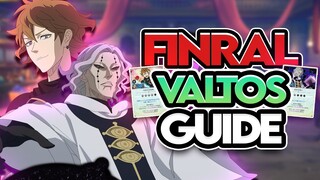 FINRAL & VALTOS COMPLETE GUIDE: BEST GEARSETS, TALENT TREE, SKILL PAGE & TEAMS - Black Clover Mobile