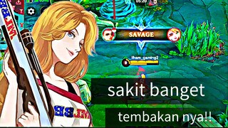 "Sniper Tak Terlihat! 🎯 Lesley One Shot One Kill"