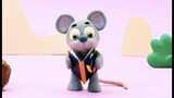 Mouse reading a book - BabyClay animals