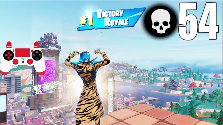 54 Elimination Solo Squads Gameplay "Build Only" Wins (Fortnite Chapter 4 Season 3)