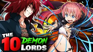 The 10 Great Demon Lords In Tensura EXPLAINED | “Demon Lord” Vs. TRUE Demon Lord