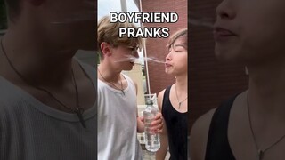 funny Boyfriend pranks gone Wrong 😂 #funny #couplecomedy #prank #pranks