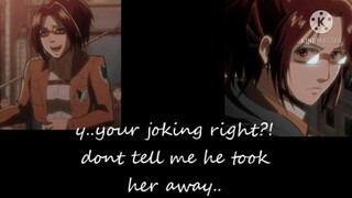 You bastard! *hange zoe x neko female listener* ft:levi,eren and armin! pt:2
