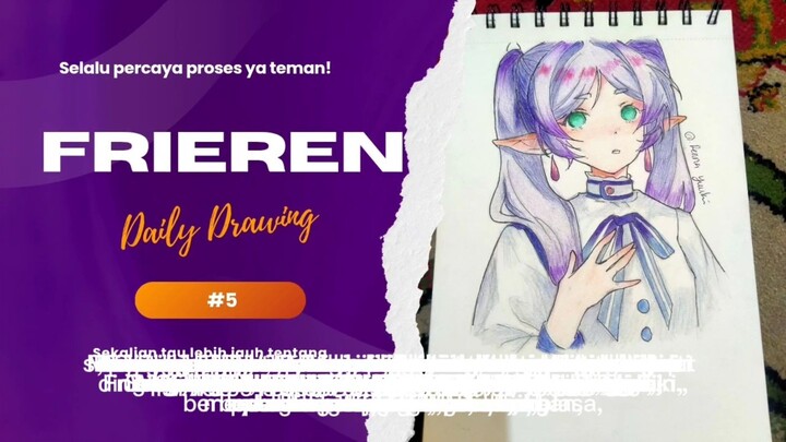 coloring karakter anime frieren yuk! ( ◜‿◝ )♡