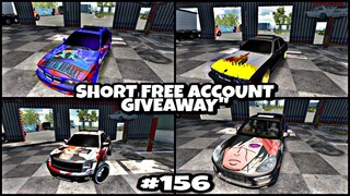 || SHORT FREE ACCOUNT GIVEAWAY#156 || CAR PARKING MULTIPLAYER 4.8.2