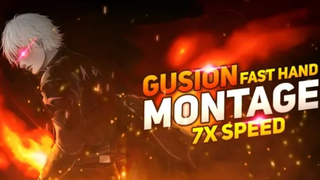 MONTAGE GUSION SUPER FAST HAND !! MUSUH GA BISA BERKUTIK !