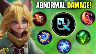 JOY NEW BUILD GLOWING WAND🔥 (DAMAGE HACK) | JOY BEST BUILD & EMBLEM | MOBILE LEGENDS