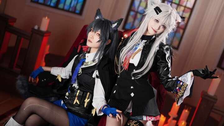 [Arknights /Double Wolf] Like a god. | Lapland & Texas