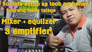 SOUNDS HABANG NAG KAKAPE / 2 SAKURA 737 AMPLIFIER / 1 KONZERT 502B / MIXER + EQUALIZER