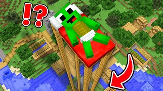 JJ Pranked Mikey in Minecraft Challenge (Maizen Mazien Mizen)