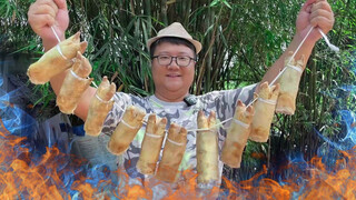 Countryside Recipe & Mukbang | Smoked Pig's Trotters