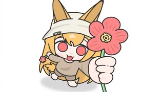 I picked up two flowers, this one is for you!