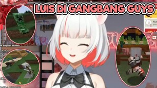 Luis awal main Minecraft langsung kena Gangbang monster || Vtuber Sub Jawa